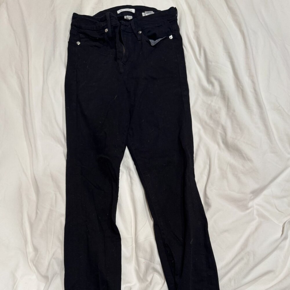 Good American Good Legs Skinny Jet Black Jeans